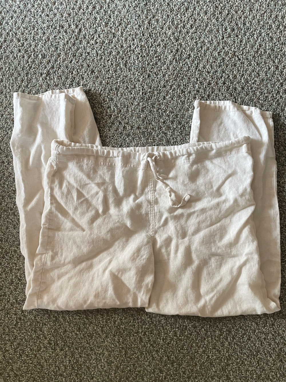 Hemp Drawstring Pants - Picture 3 of 7